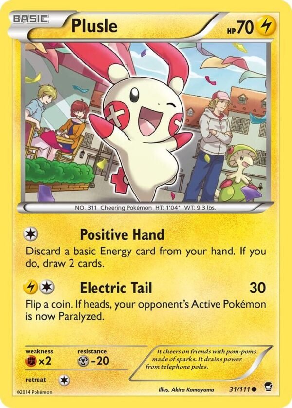 Plusle 31/111 Normal XY – Furious Fists