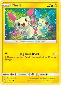 Plusle | 33/73 | Reverse Holofoil | Shining Legends Plusle | 33/73 | Reverse Holofoil | Shining Legends