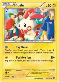Plusle | 47/113 | Normal | Legendary Treasures