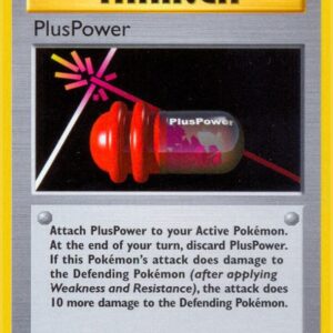 PlusPower 084/102 1st Edition Base Set (Shadowless)
