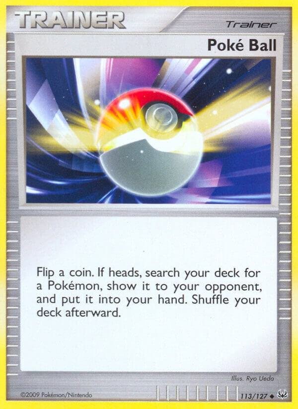 Poke Ball 113/127 Reverse Holofoil Platinum Poke Ball 113/127 Reverse Holofoil Platinum