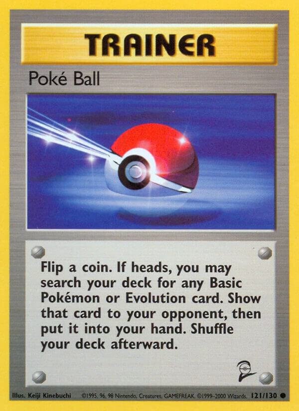 Poke Ball 121/130 Normal Base Set 2