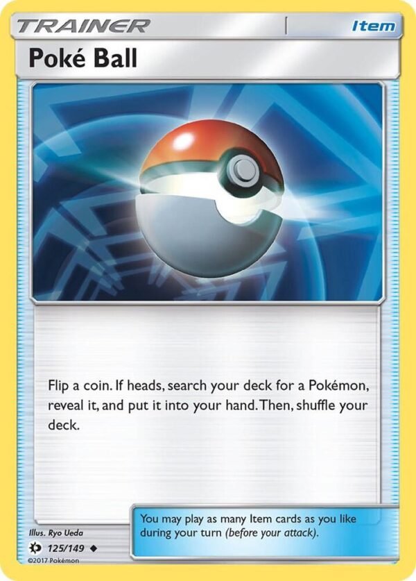 Poke Ball 125/149 Normal SM Base Set