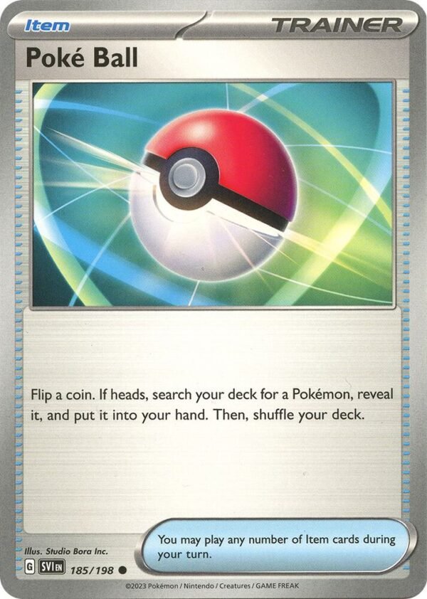 Poke Ball 185/198 Reverse Holofoil SV01: Scarlet & Violet Base Set
