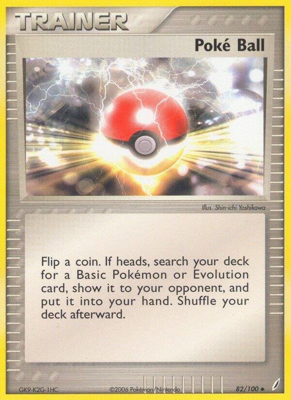 Poke Ball 82/100 Reverse Holofoil Crystal Guardians