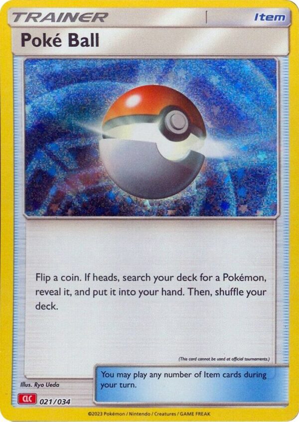 Poke Ball (CLC) 021/034 Holofoil Trading Card Game Classic
