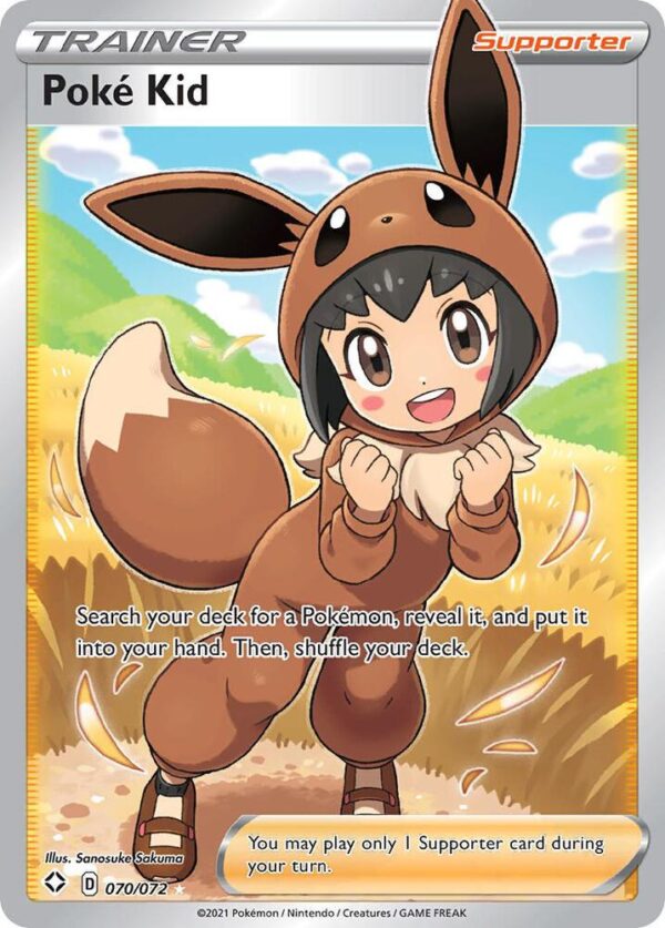 Poke Kid (Full Art) 070/072 Holofoil Shining Fates
