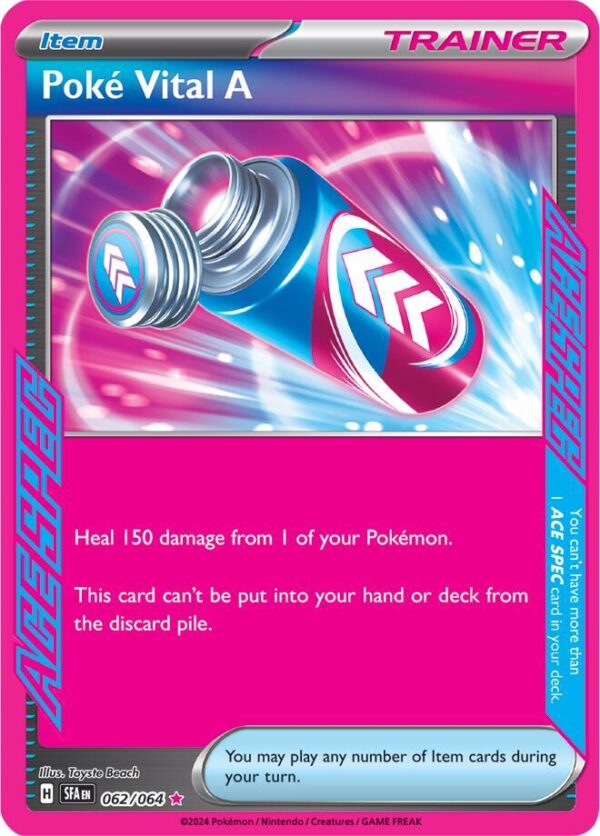 Poke Vital A 062/064 Holofoil SV: Shrouded Fable