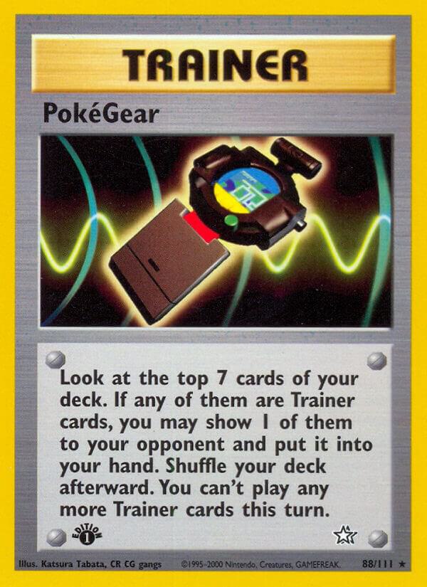 PokeGear 088/111 1st Edition Neo Genesis