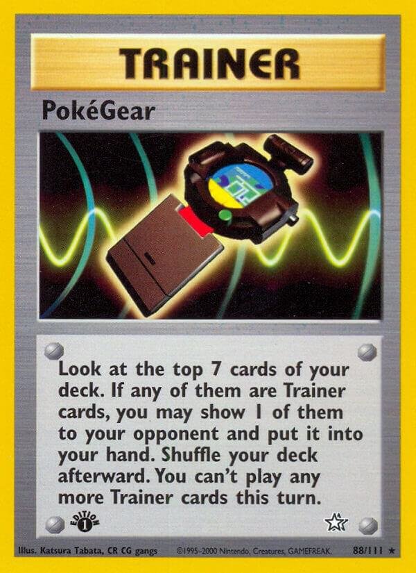 PokeGear 088/111 Unlimited Neo Genesis PokeGear 088/111 Unlimited Neo Genesis