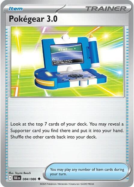 Pokegear 3.0 084/086 Normal SV: Black Bolt