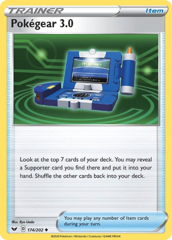 Pokegear 3.0 174/202 Reverse Holofoil SWSH01: Sword & Shield Base Set Pokegear 3.0 174/202 Reverse Holofoil SWSH01: Sword & Shield Base Set