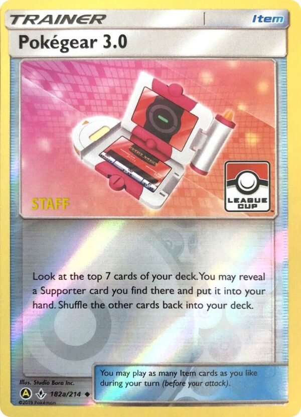 Pokegear 3.0 182a/214 (League Cup) [Staff] Reverse Holofoil League & Championship Cards