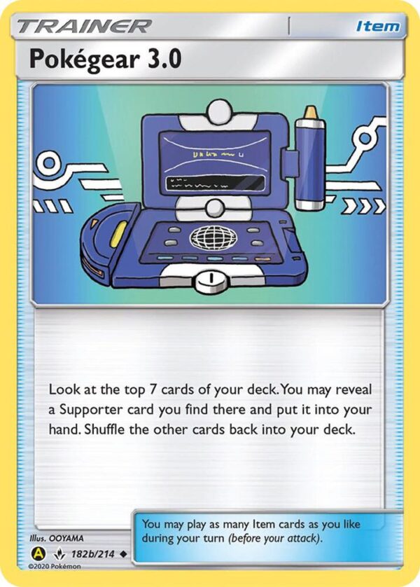 Pokegear 3.0 182b/214 Normal Alternate Art Promos