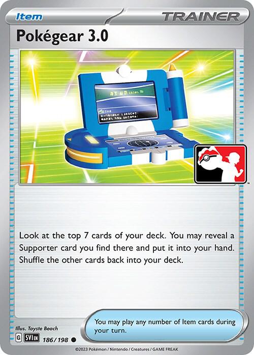 Pokegear 3.0 186/198 Normal Prize Pack Series Cards