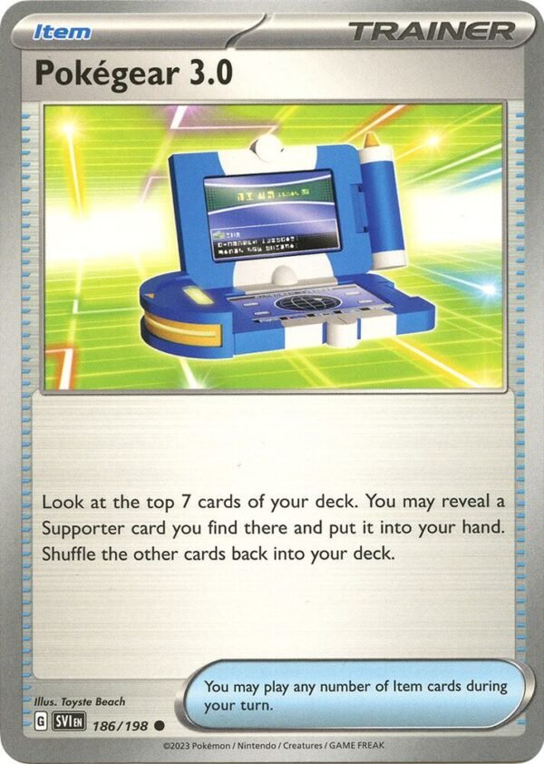 Pokegear 3.0 186/198 Reverse Holofoil SV01: Scarlet & Violet Base Set