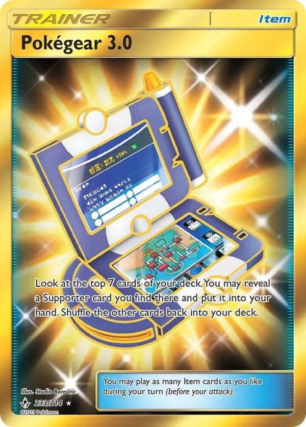 Pokegear 3.0 (Secret) 233/214 Holofoil SM – Unbroken Bonds Pokegear 3.0 (Secret) 233/214 Holofoil SM – Unbroken Bonds