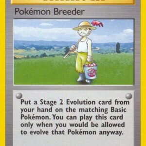 Pokemon Breeder 102/110 Reverse Holofoil Legendary Collection