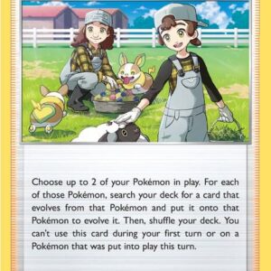 Pokemon Breeder’s Nurturing 166/189 Reverse Holofoil SWSH03: Darkness Ablaze