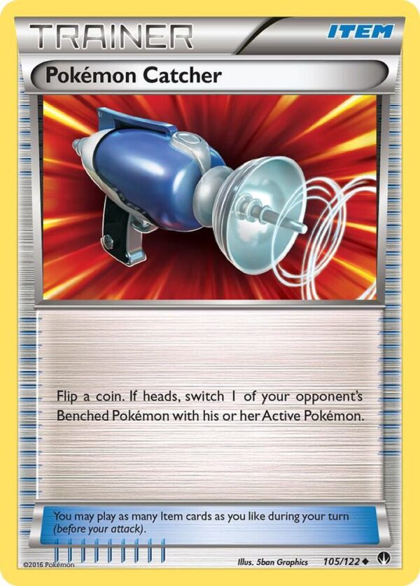 Pokemon Catcher 105/122 Reverse Holofoil XY – BREAKpoint Pokemon Catcher 105/122 Reverse Holofoil XY – BREAKpoint