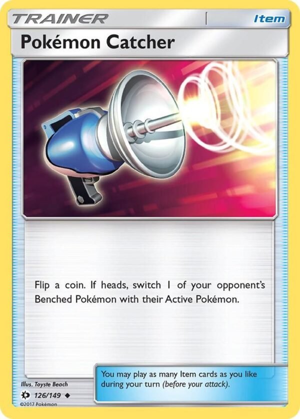 Pokemon Catcher 126/149 Normal SM Base Set Pokemon Catcher 126/149 Normal SM Base Set