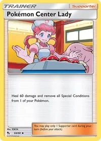 Pokemon Center Lady | 64/68 | Reverse Holofoil | Hidden Fates