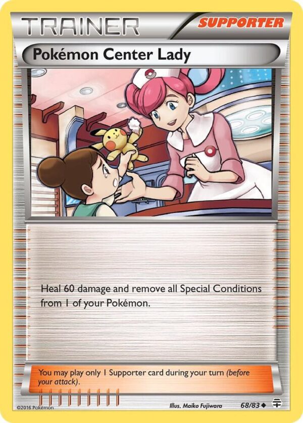 Pokemon Center Lady 68/83 Normal Generations