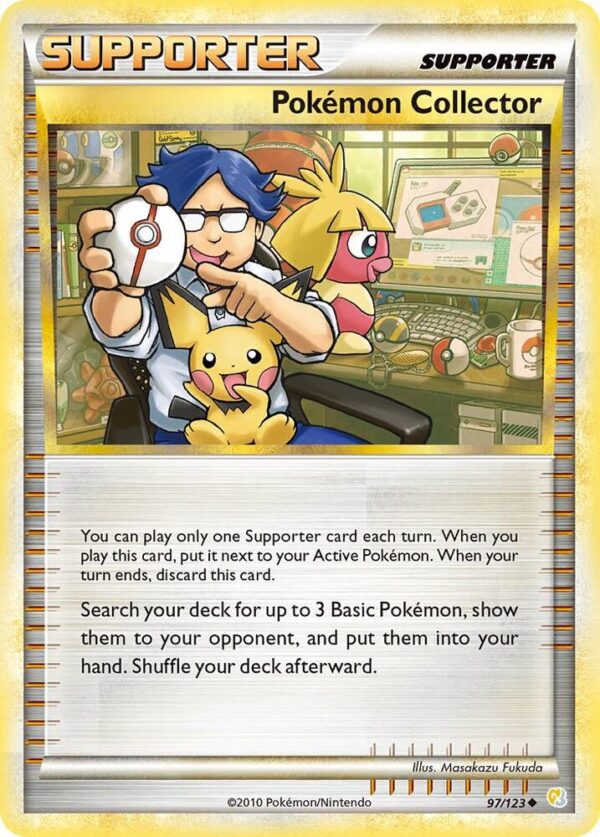 Pokemon Collector 97/123 Reverse Holofoil HeartGold SoulSilver Pokemon Collector 97/123 Reverse Holofoil HeartGold SoulSilver