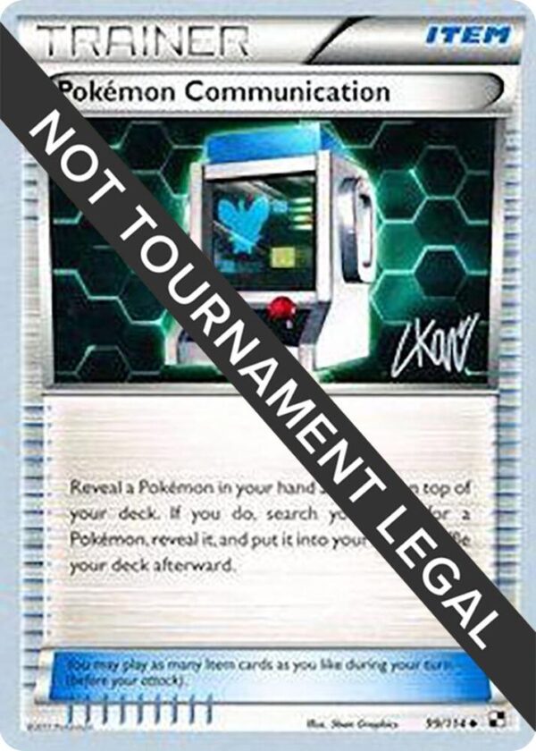 Pokemon Communication 2011 (Christopher Kan) 99/114 Normal World Championship Decks