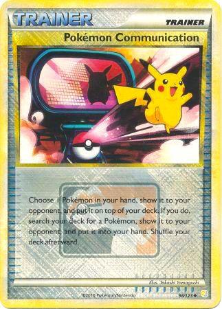 Pokemon Communication 98/123 (League Promo) 098/123 Reverse Holofoil League & Championship Cards