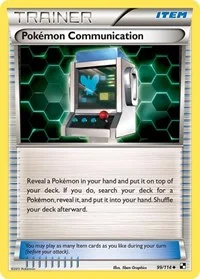 Pokemon Communication | 99/114 | Reverse Holofoil | Black and White