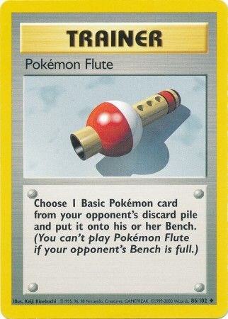 Pokemon Flute 086/102 Normal Base Set Pokemon Flute 086/102 Normal Base Set