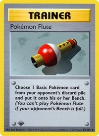 Pokemon Flute | 086/102 | 1st Edition | Base Set (Shadowless) Pokemon Flute | 086/102 | 1st Edition | Base Set (Shadowless)
