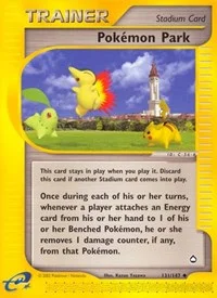 Pokemon Park | 131/147 | Reverse Holofoil | Aquapolis