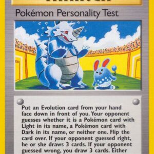 Pokemon Personality Test 102/105 1st Edition Neo Destiny