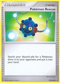 Pokemon Rescue | 115/127 | Reverse Holofoil | Platinum