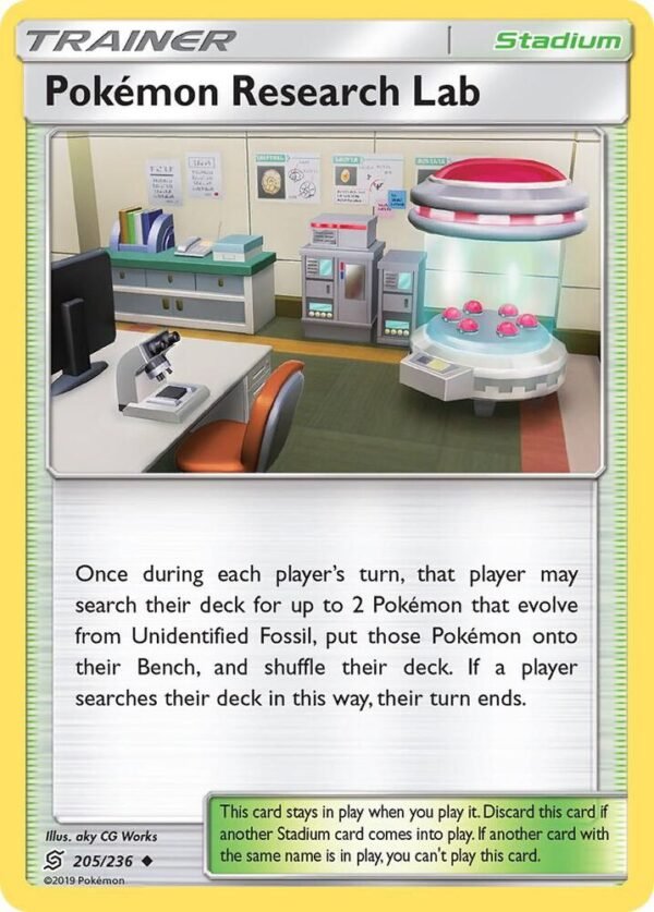 Pokemon Research Lab 205/236 Reverse Holofoil SM – Unified Minds Pokemon Research Lab 205/236 Reverse Holofoil SM – Unified Minds