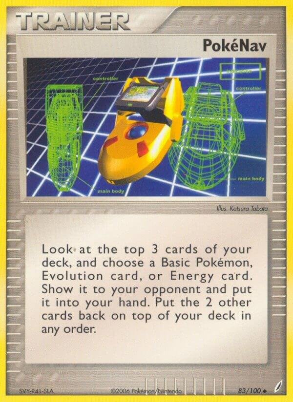 Pokenav 83/100 Reverse Holofoil Crystal Guardians
