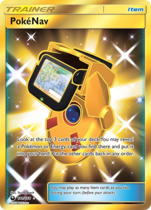 PokeNav (Secret) 181/168 Holofoil SM – Celestial Storm