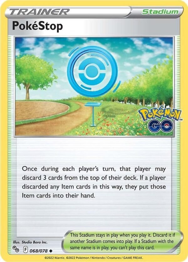 PokeStop 068/078 Reverse Holofoil Pokemon GO
