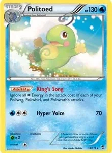 Politoed | 18/111 (Cosmos Holo) | 018/111 | Holofoil | Miscellaneous Cards & Products