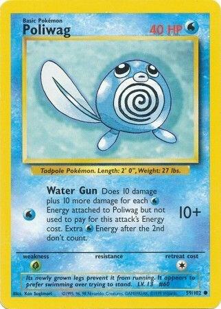 Poliwag 059/102 Normal Base Set Poliwag 059/102 Normal Base Set