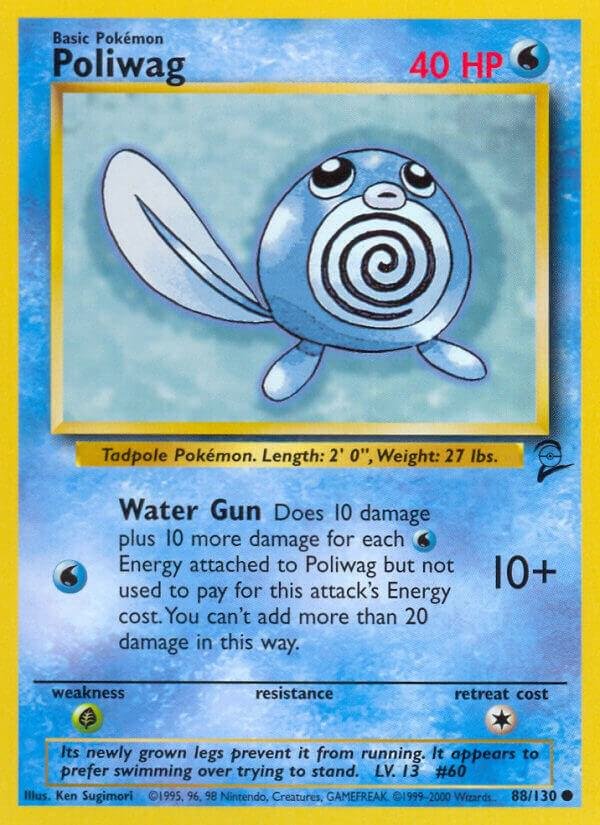 Poliwag 088/130 Normal Base Set 2 Poliwag 088/130 Normal Base Set 2