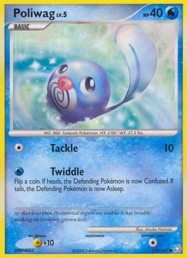 Poliwag 114/146 Reverse Holofoil Legends Awakened