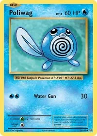 Poliwag | 23/108 | Reverse Holofoil | XY - Evolutions