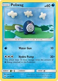 Poliwag | 30/149 | Reverse Holofoil | SM Base Set