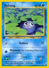 Poliwag | 62/75 | 1st Edition | Neo Discovery