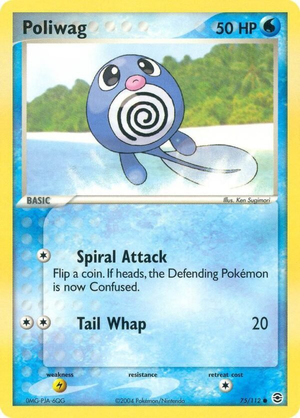 Poliwag 75/112 Normal FireRed & LeafGreen Poliwag 75/112 Normal FireRed & LeafGreen