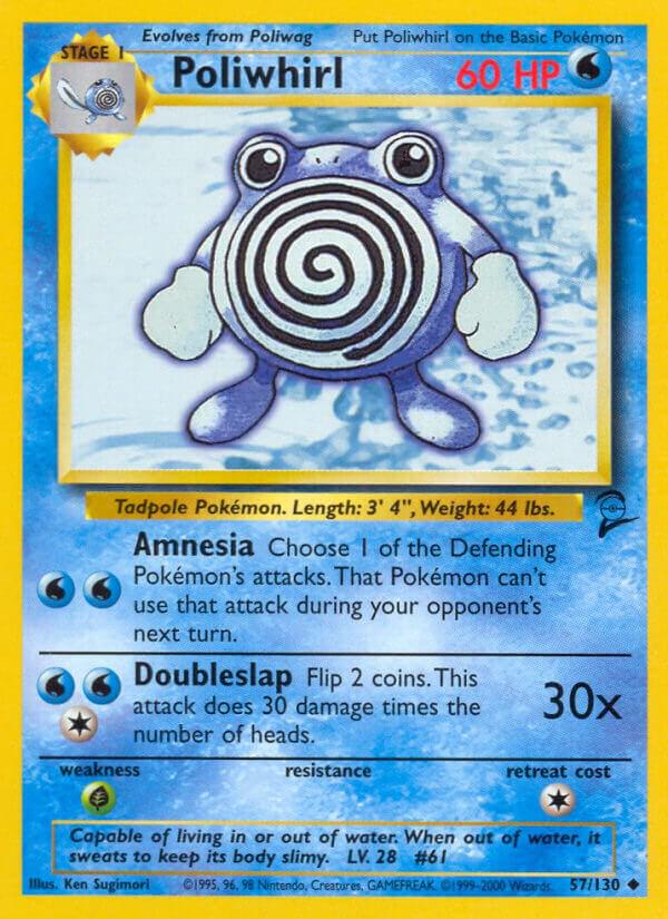 Poliwhirl 057/130 Normal Base Set 2