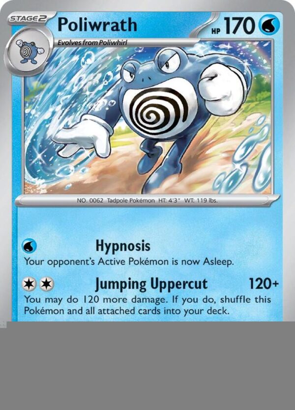 Poliwrath 043/167 Reverse Holofoil SV06: Twilight Masquerade Poliwrath 043/167 Reverse Holofoil SV06: Twilight Masquerade